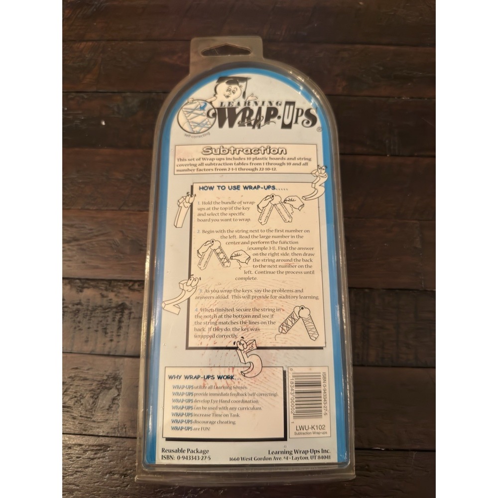 Learning Wrap-Ups Multiplication Keys, Self Correcting Math Tool BN2 - Picture 2 of 2